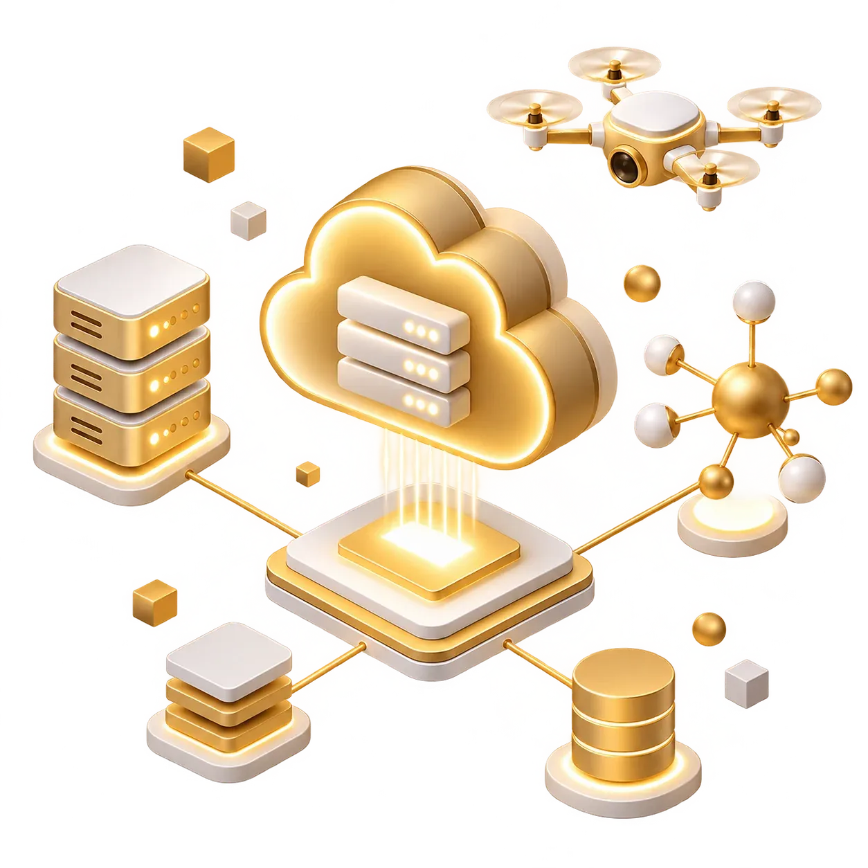 Illustration des services Cloud d'IMAYWEB - infrastructures cloud